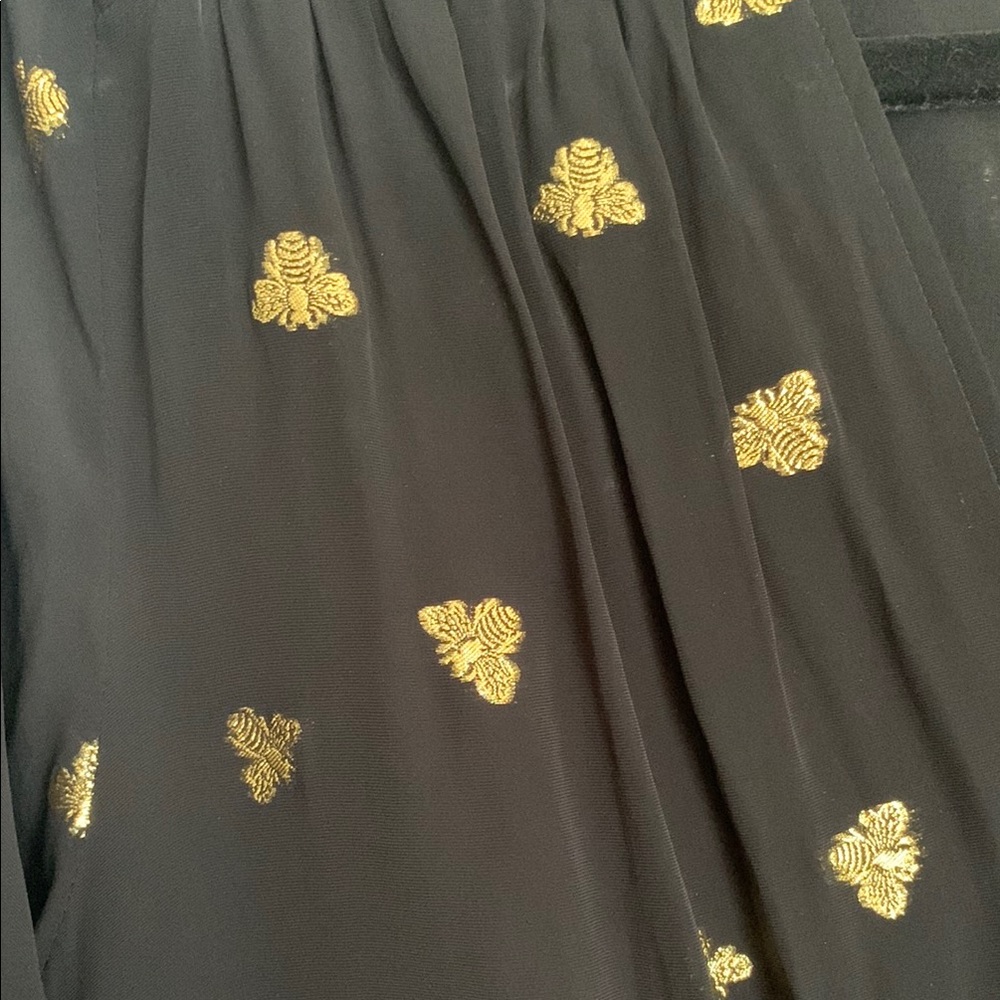 & Other Stories Black and Gold Long Sleeve Mini Dress - Picture 4 of 4
